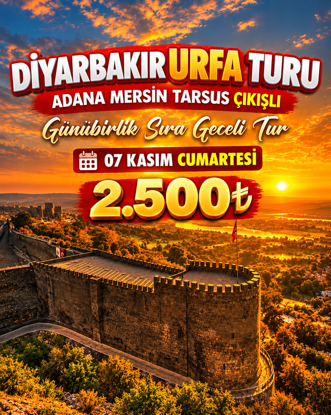 GÜNÜBİRLİK  DİYARBAKIR TURU